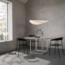 Modern wabi sabi white japanese style chandelier – bedroom pendant light