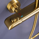 Modern Wall Mounted Thermostatic Bathroom Shower Set with Handheld