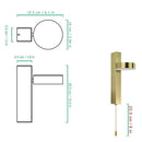 Modern Wall Sconces 350° Adjustable