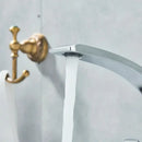 Modern waterfall black chrome basin faucet bathroom mixer tap