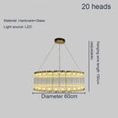Modern wave decorbites golden chandelier living room led light