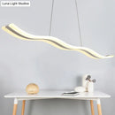 DecorBites™ Sleek Acrylic LED Pendant Light Fixture - Island Lighting for Chic Dining Ambiance