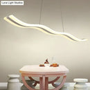 DecorBites™ Sleek Acrylic LED Pendant Light Fixture - Island Lighting for Chic Dining Ambiance