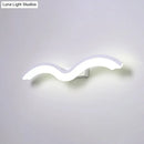 Modern wavelet black & white wall sconce bathroom led light