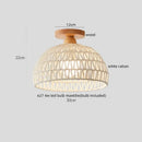 Modern wavy frosted glass decorbites led wood ceiling lamp bedroom