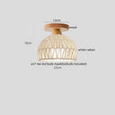 Modern wavy frosted glass decorbites led wood ceiling lamp bedroom