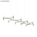 Modern white 10-head aluminum alloy ceiling pendant kitchen light