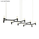 Modern white 10-head aluminum alloy ceiling pendant kitchen light