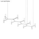 Modern white 10-head aluminum alloy ceiling pendant kitchen light