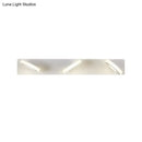 DecorBites™ Contemporary Adjustable Circle Bathroom Wall Light Fixture in White Acrylic with 3 Bulbs - Warm/White Light