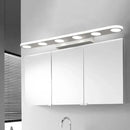DecorBites™ Sleek Metal Vanity Wall Light - 4/6-Light White Mounted Lamp in Warm/White Light
