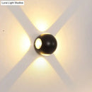 DecorBites™ Modern Metal Flush Wall Sconce: Nordic 4-Light Dome Wall Mount Lamp in Black/White
