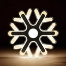 DecorBites™ Minimalistic White Acrylic LED Wall Lamp for Bedroom - Diamond Twig Flower Design