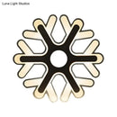 DecorBites™ Minimalistic White Acrylic LED Wall Lamp for Bedroom - Diamond Twig Flower Design
