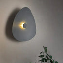 Modern white acrylic flaky sconce light bedroom wall fixture