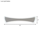 Modern white acrylic wall sconce lighting bathroom led mirror lamp