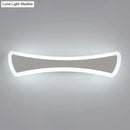 Modern white acrylic wall sconce lighting bathroom led mirror lamp