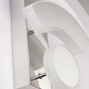 Modern white acrylic wifi wall light for bedroom