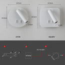Modern white adjustable 10w wall light sconce – bedroom reading lamp