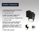 Modern white adjustable angle downlight living room spotlight fixture
