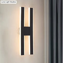 Modern white alphabet wall lamp – bedroom led sconce 110v-120v