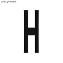 Modern white alphabet wall lamp – bedroom led sconce 110v-120v
