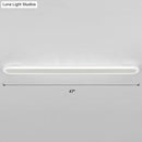 Modern white and black acrylic bar wall lamp corridor light 110v 240v