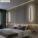 Modern white and black acrylic bar wall lamp corridor light 110v 240v