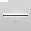 Modern white and black acrylic bar wall lamp corridor light 110v 240v