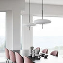 Modern white and black acrylic pendant light kitchen decor