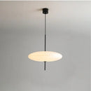 Modern white and black acrylic pendant light kitchen decor