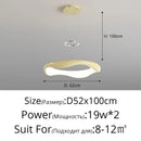 Modern white and black chrome pendant lamp for dining room