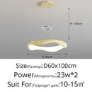 Modern white and black chrome pendant lamp for dining room