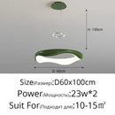 Modern white and black chrome pendant lamp for dining room