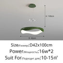 Modern white and black chrome pendant lamp for dining room
