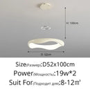 Modern white and black chrome pendant lamp for dining room