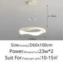 Modern white and black chrome pendant lamp for dining room