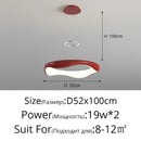 Modern white and black chrome pendant lamp for dining room