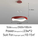 Modern white and black chrome pendant lamp for dining room
