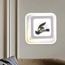 Modern white and black deer wall lamp living room led light