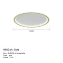 Modern white and black dimmable led ceiling light for living room