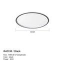 Modern white and black dimmable led ceiling light for living room