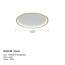 Modern white and black dimmable led ceiling light for living room