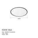 Modern white and black dimmable led ceiling light for living room