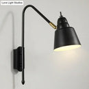 Modern white and brass v-shaped wall light bedroom reading lamp