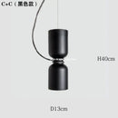 Modern white and copper ceramic pendant light dining room
