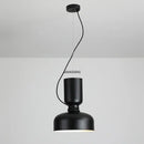 Modern white and copper ceramic pendant light dining room