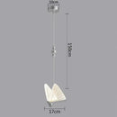 Modern white and gold butterfly pendant lights bedroom decor