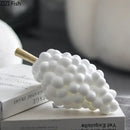 Modern white and gold grape skewer desk ornament dining room decor