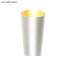 DecorBites™ Modern LED Bedside Sconce Light - Black/White Finish Wall Lamp with Aluminum Cylinder Shade